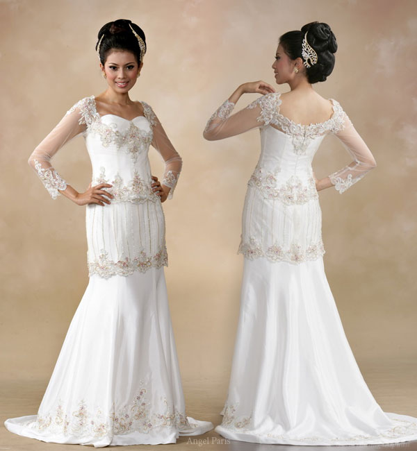 Angel Paris Indonesian Wedding Kebaya  Wedding Inspirasi