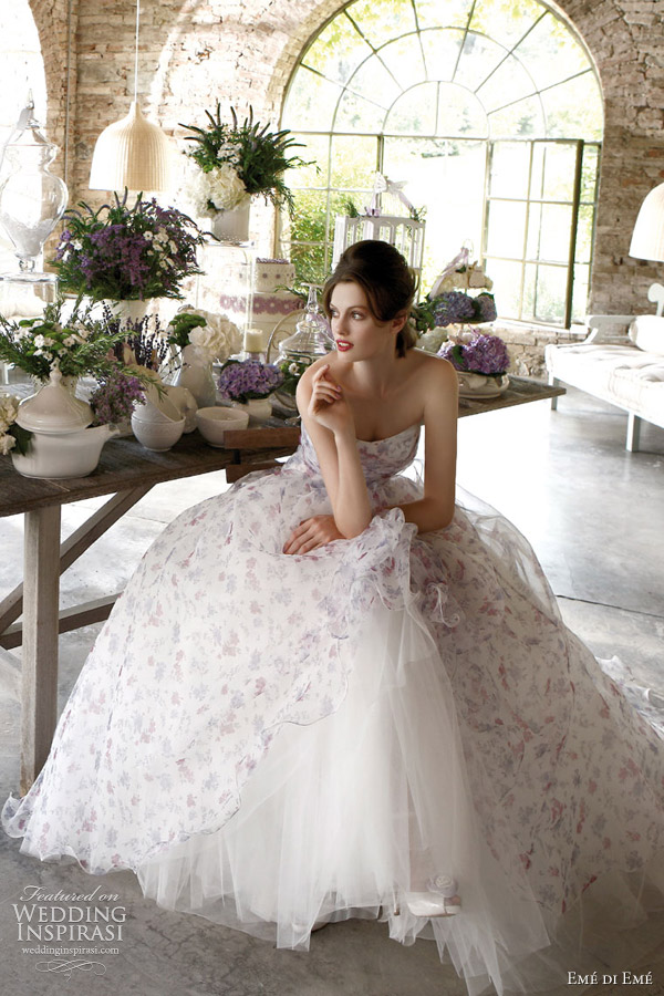 Emé di Emé Wedding Dresses 2012 — Provençal Atmosphere Bridal Collection