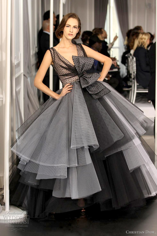 Which of These Christian Dior Spring 2012 Little Black Dresses Would You  Wear?