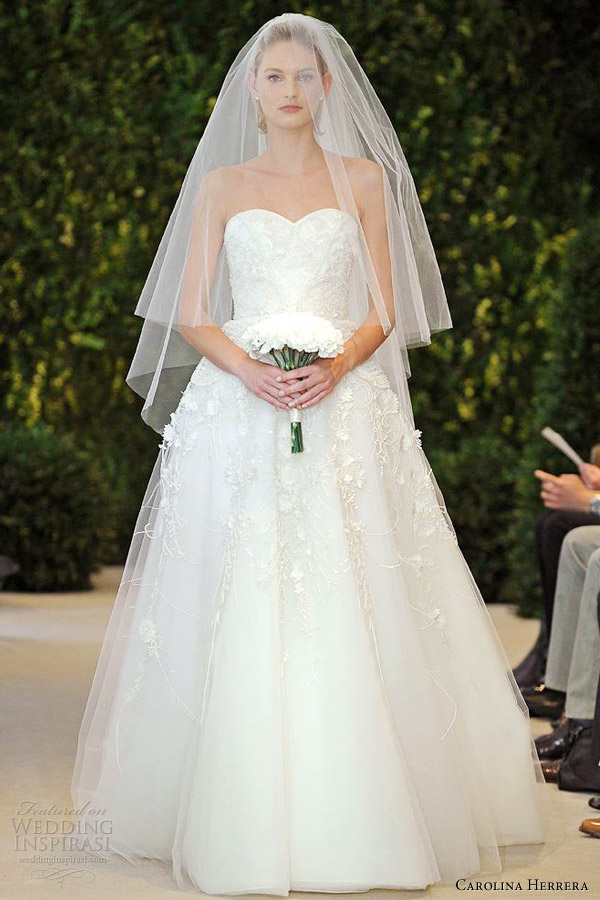 Carolina Herrera Bridal Spring 2014 Wedding Dresses | Wedding Inspirasi ...