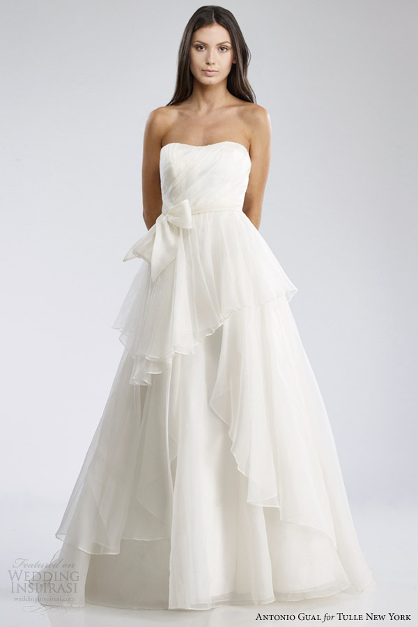 Antonio Gual for Tulle New York Fall 2014 Wedding Dresses — Mariposa ...