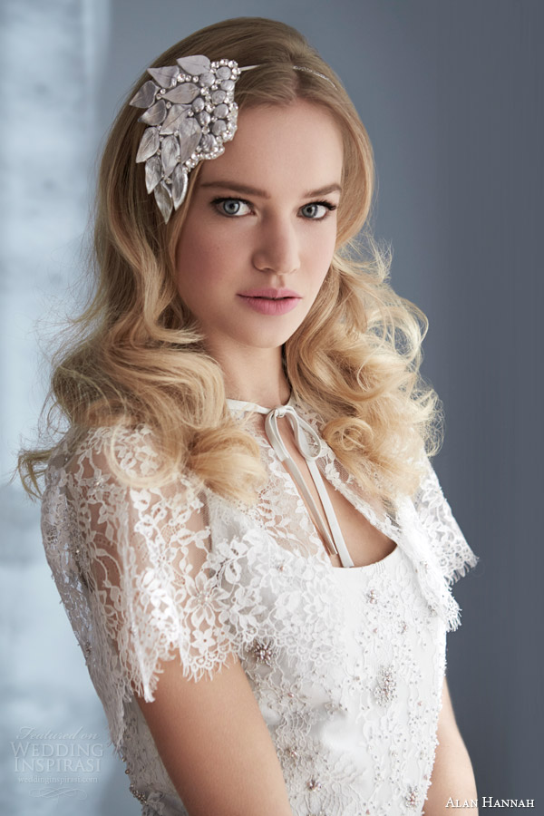 alan hannah bridal accessories 2014 sky wedding dress angel wings headpiece