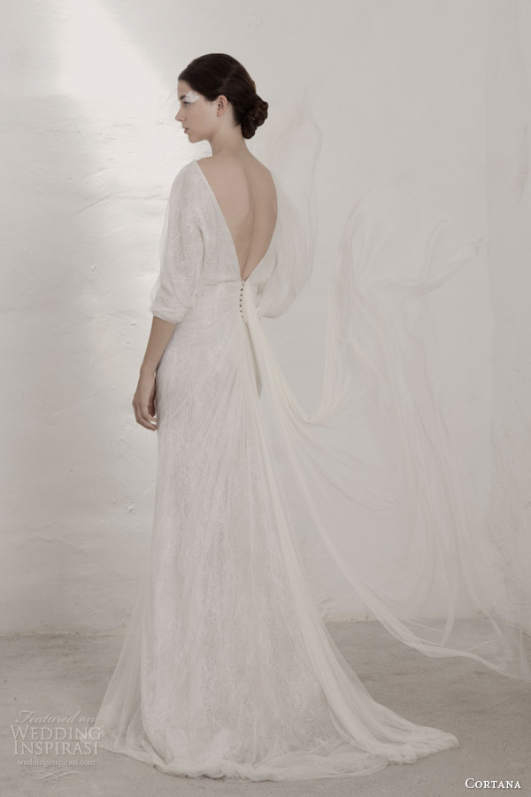 cortana 2015 bridal selene dress with sleeves open back