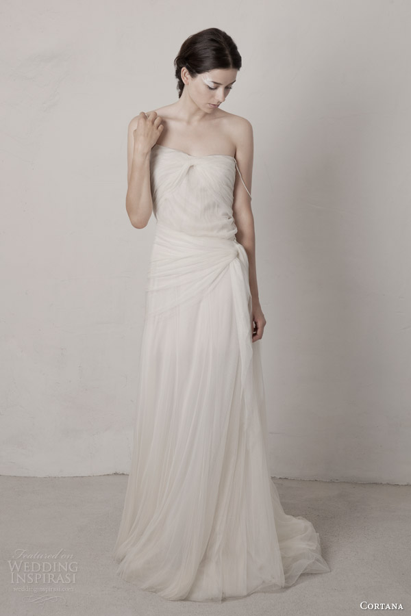 cortana bridal 2015 pearl wedding dress with straps