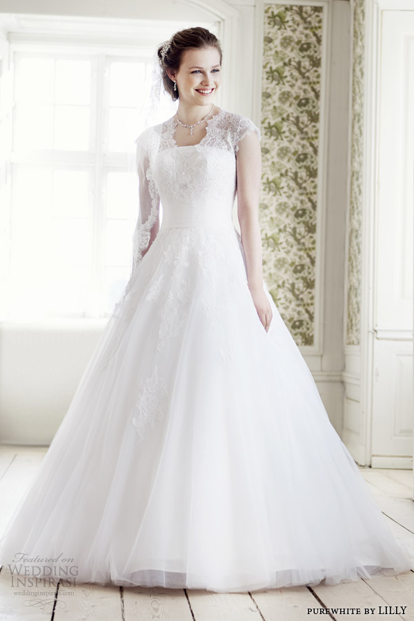 purewhite by lilly bridal 2014 wedding dress style 08 3225 wh