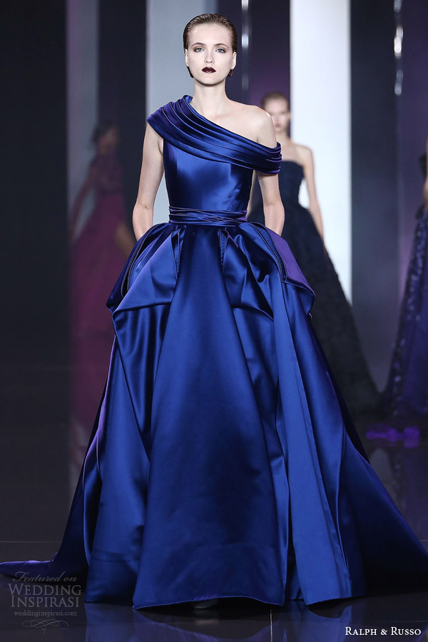 ralph and russo fall 2014 2015 haute couture look 19 blue evening gown