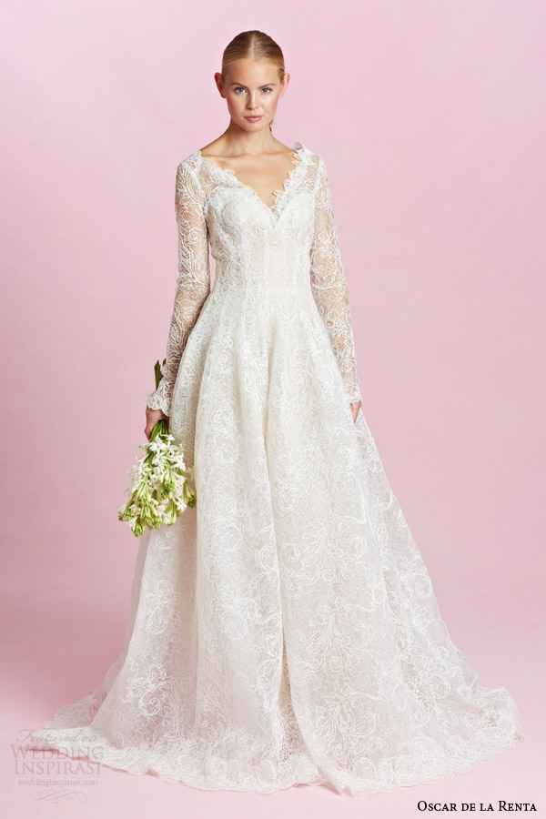 Oscar de la Renta Bridal Fall 2015 Wedding Dresses | Wedding Inspirasi