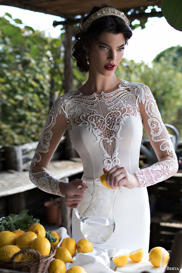 Berta 2015 Bridal Collection — Long Sleeve Dresses | Wedding Inspirasi