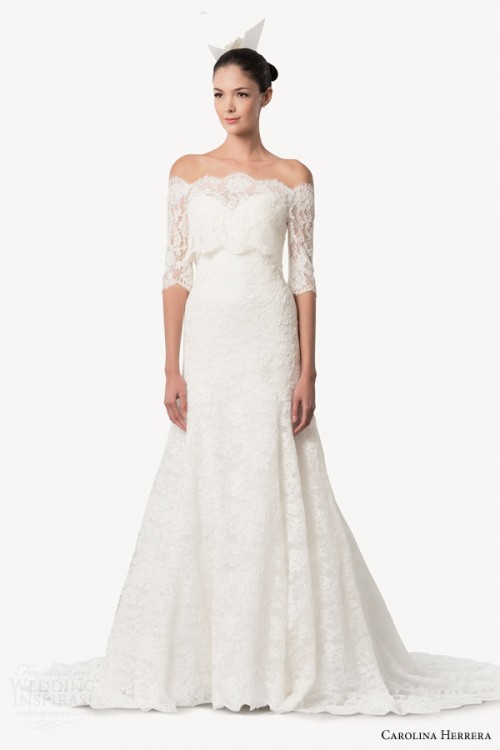 Carolina Herrera Bridal Fall 2015 Wedding Dresses | Wedding Inspirasi