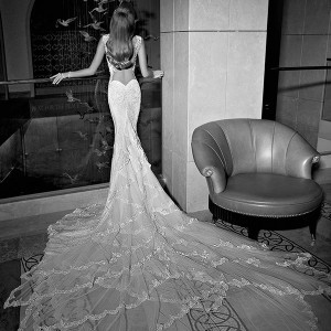 galia lahav 2015 jazz age wedding dress lace strap sweetheart neckline corset bodice low cut back mermaid bridal gown madison 1503 back