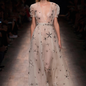 valentino spring 2015 ready to wear seastar starfish dress