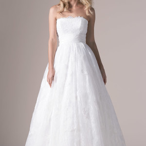 cymbeline bridal 2015 image strapless lace ball gown wedding dress