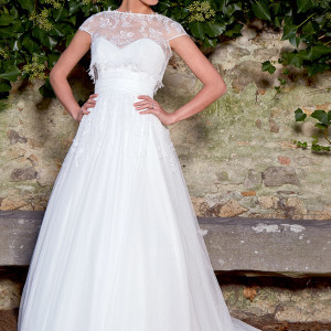 cymbeline wedding dresses 2015 bridal imelda gown with cropped illusion lace top