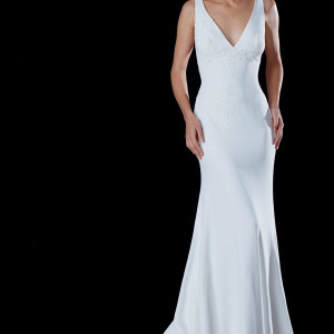 cymbeline wedding dresses 2015 bridal indienne sleeveless sheath gown v neckline