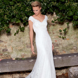 cymbeline wedding dresses 2015 bridal iolana cap sleeve lace v neck gown