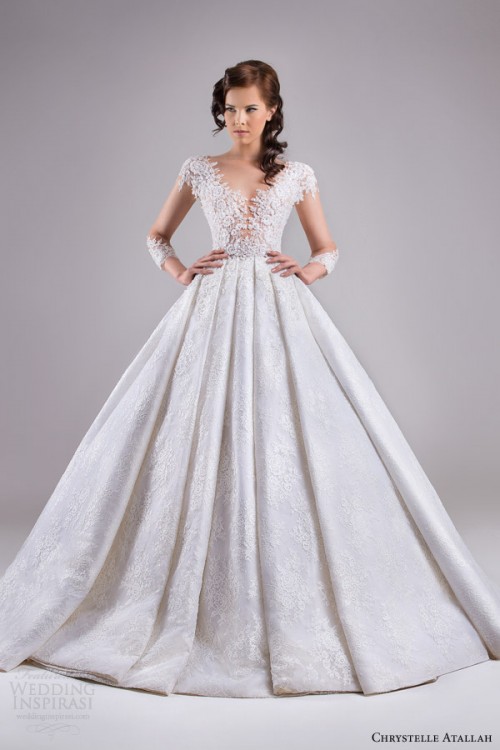 Chrystelle Atallah Spring 2015 Wedding Dresses — Jeanette Bridal ...