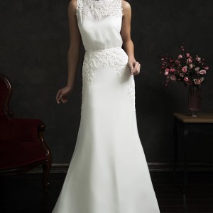 amelia sposa 2015 bridal tereza strapless sweetheart wedding dress sleeveless gown overlay