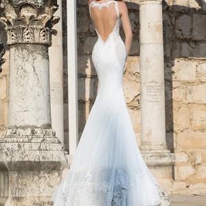 shabi and israel wedding dresses 2015 sexy low cut back sleeveless white fit and flare dress bridal gown