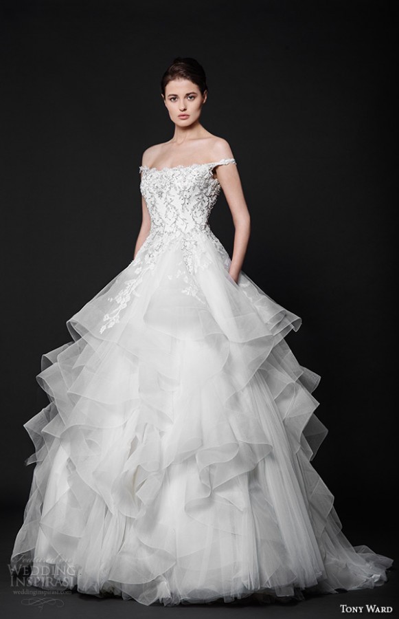 Tony Ward 2016 Wedding Dresses — “abstract Roses” Bridal Collection 