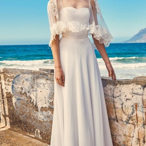 elbeth gillis milk honey 2017 bridal separates wedding dress (lily cape linda top shelby skirt) mv