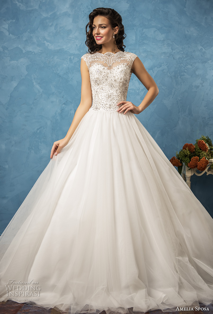 Amelia Sposa 2017 Wedding Dresses — “Royal Blue” Bridal Collection ...