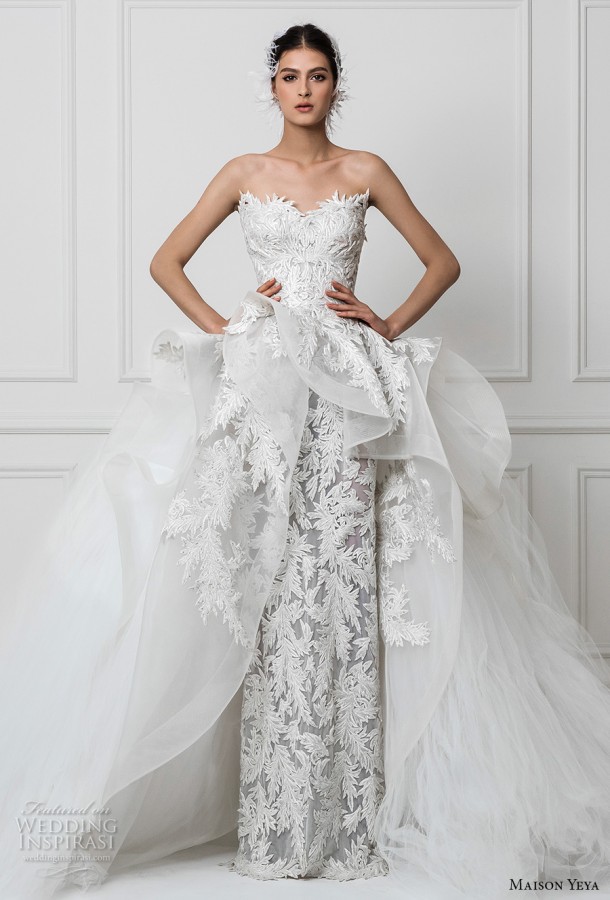 Maison Yeya 2017 Wedding Dresses — “Les Réfugiés D’amour” Bridal ...