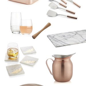 crate and barrel wedding registry 2017 metal marble gifts