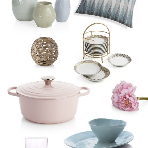 crate and barrel wedding registry 2017 pastel pink blue rose quartz serenity gifts