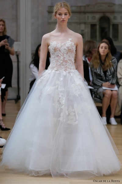 Oscar de la Renta Spring 2018 Wedding Dresses — New York Bridal Fashion ...