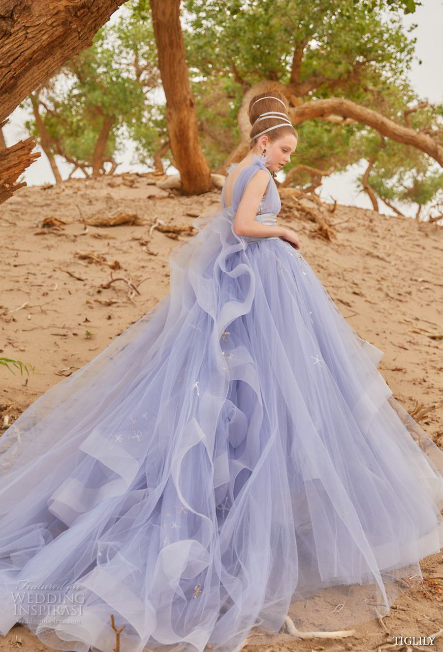 wedding dresses lavender color