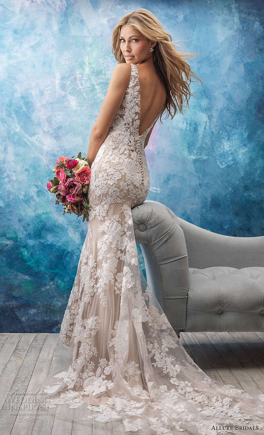 allure fit and flare wedding dresses