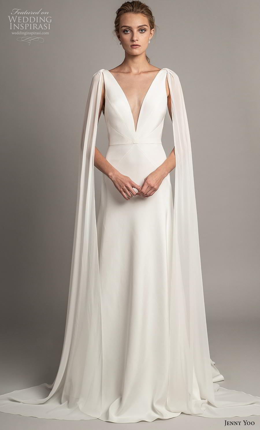 minimalist wedding dress 2019