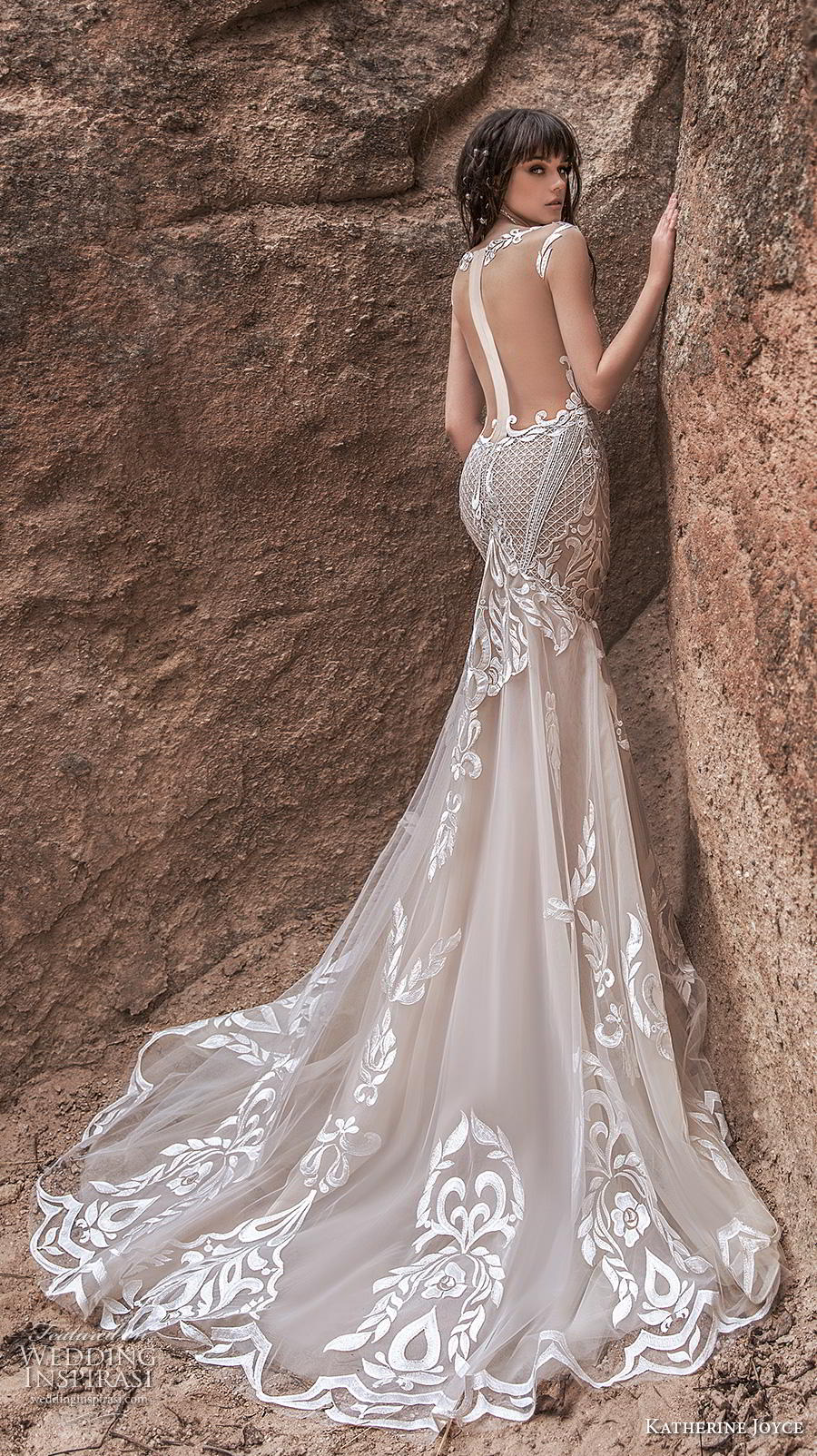 Mermaid Wedding Dress 629, Removable Sleeves Wedding Dress, Bridal Gown,  Lace Wedding Dress, Cathedral Wedding Dress -  Hong Kong