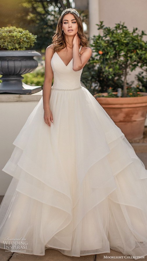 Moonlight Collection Fall 2019 Wedding Dresses | Wedding Inspirasi