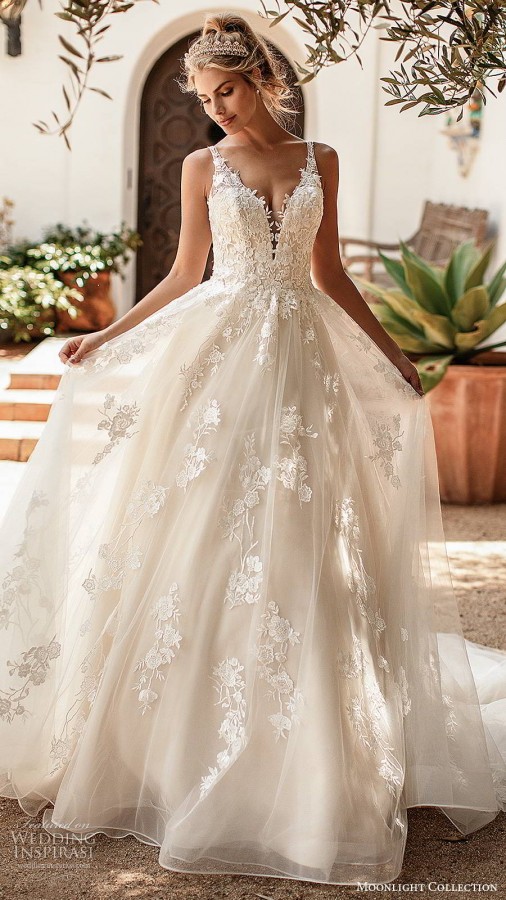 Moonlight Collection Spring 2020 Wedding Dresses | Wedding Inspirasi