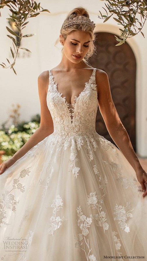 Moonlight Collection Spring 2020 Wedding Dresses | Wedding Inspirasi