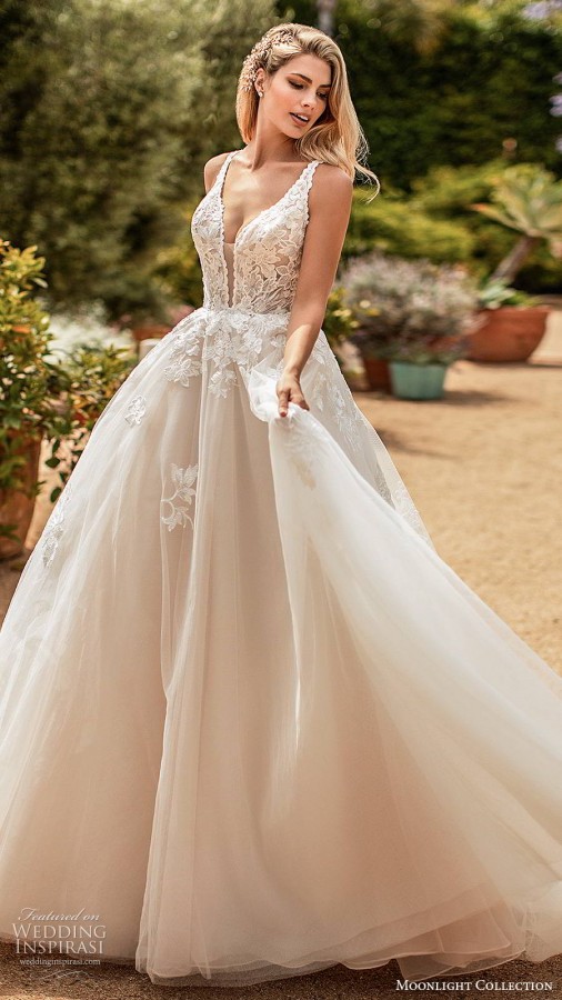 Moonlight Collection Spring 2020 Wedding Dresses | Wedding Inspirasi