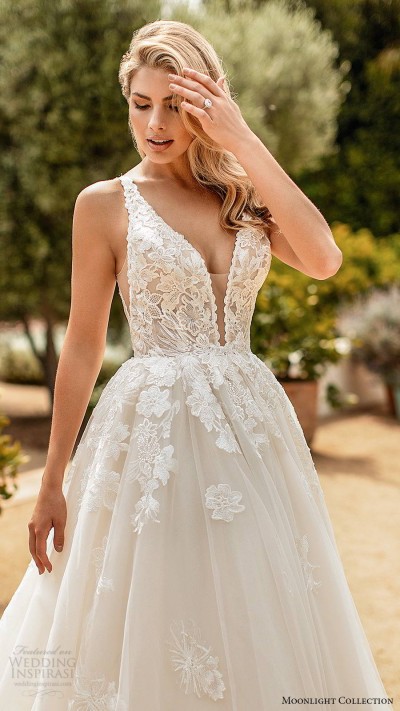 Moonlight Collection Spring 2020 Wedding Dresses | Wedding Inspirasi