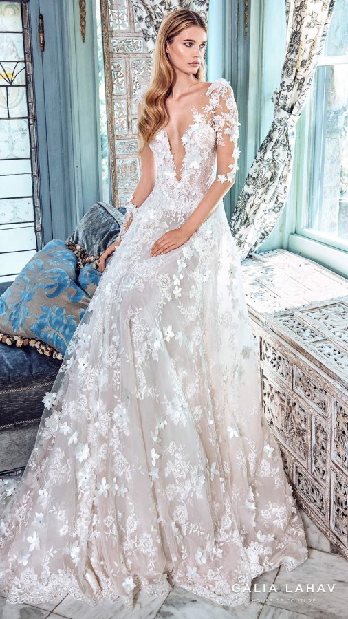 Stunning Real Brides in Galia Lahav Couture Wedding Dresses | Wedding ...