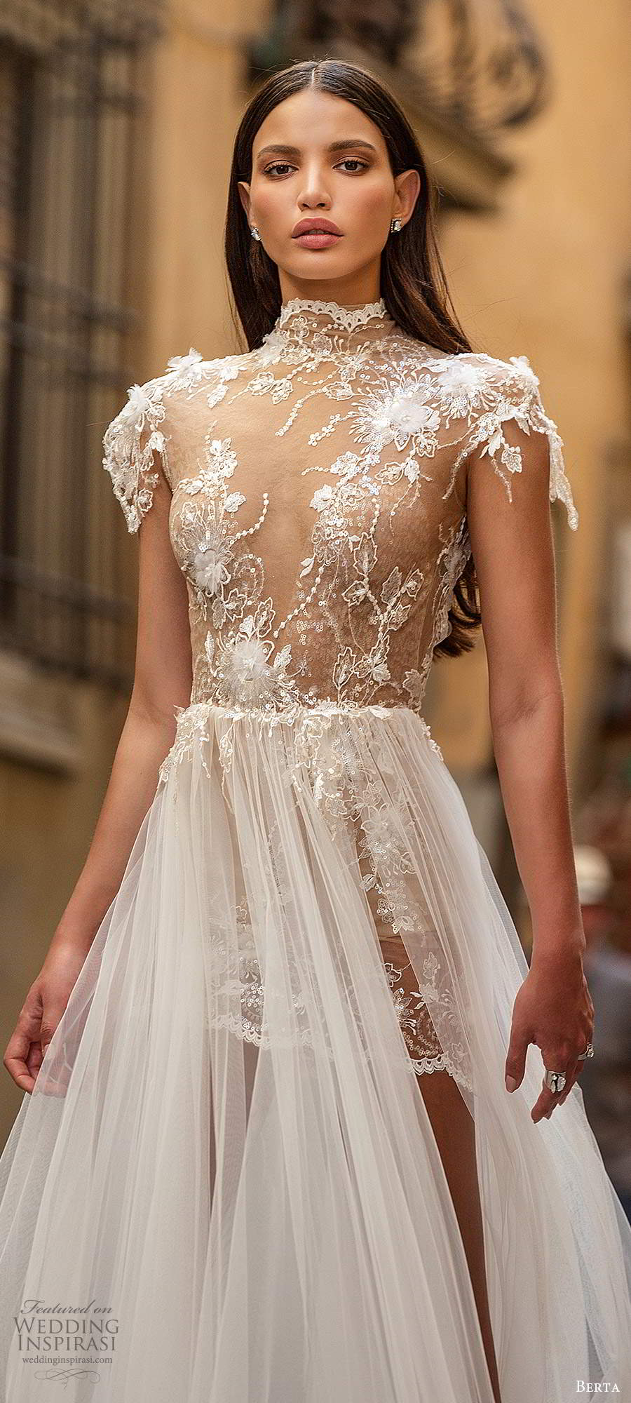 berta bridal short dress