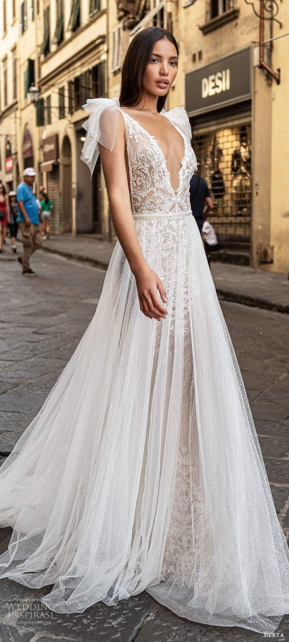 Muse by Berta Fall 2020 Wedding Dresses — “Florence” Bridal Collection ...