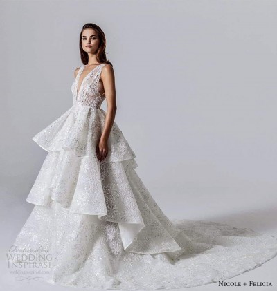 Nicole + Felicia Fall 2020 Wedding Dresses | Wedding Inspirasi