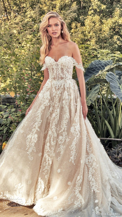 Amalia Carrara Spring 2020 Wedding Dresses | Wedding Inspirasi