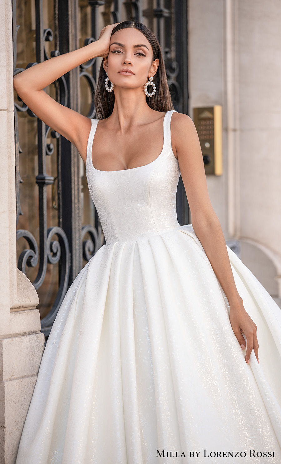 Simple Wedding Dress Minimalist Straight Wedding Dress 