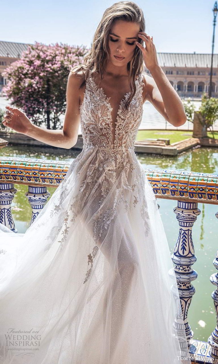 Tom Sébastien 2021 Wedding Dresses — “Seville” Bridal Collection ...