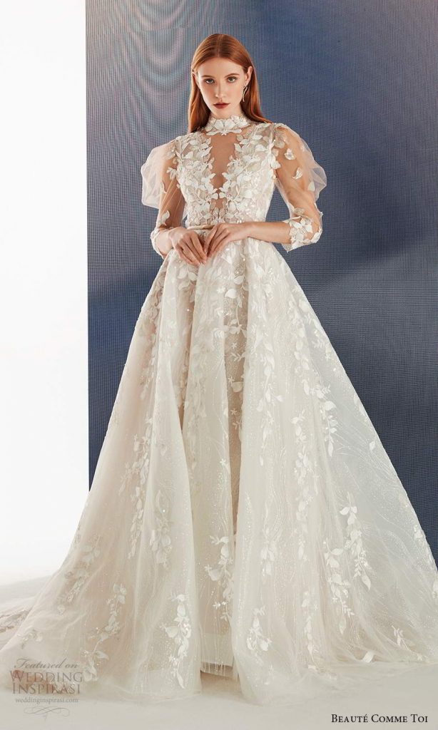 Beauté Comme Toi Fall 2021 Wedding Dresses — “engraving” Bridal 