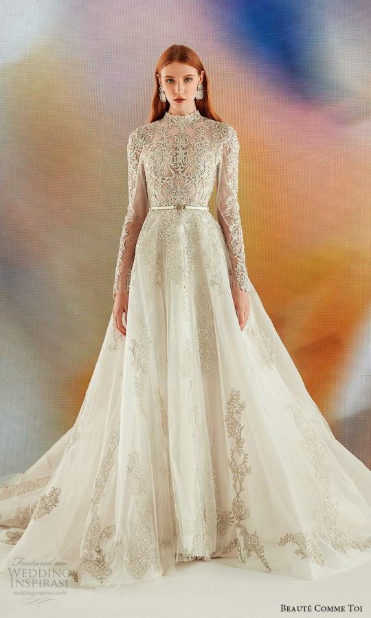 Beauté Comme Toi Fall 2021 Wedding Dresses — “Engraving” Bridal ...