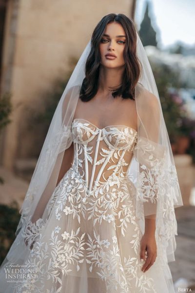 First Look: Berta Fall 2022 Wedding Dresses — “Montefiore” Bridal ...