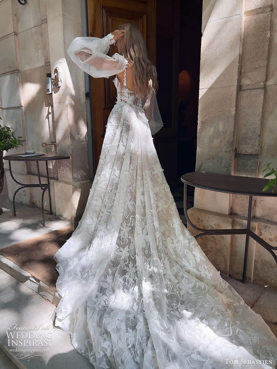 First Look: Tom Sébastien Spring 2023 Wedding Dresses — “Le Château des ...