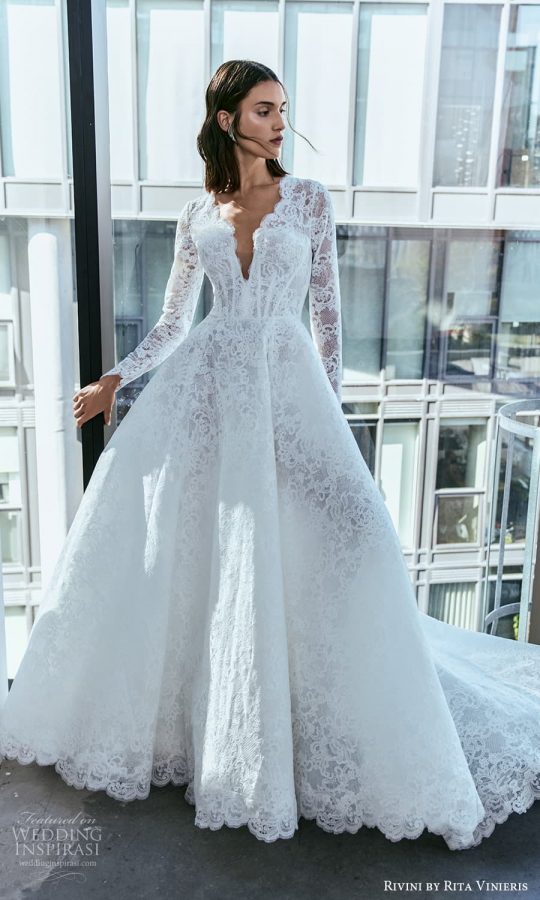 Rivini by Rita Vinieris Fall 2024 Wedding Dresses — “Ethereal Chaos ...